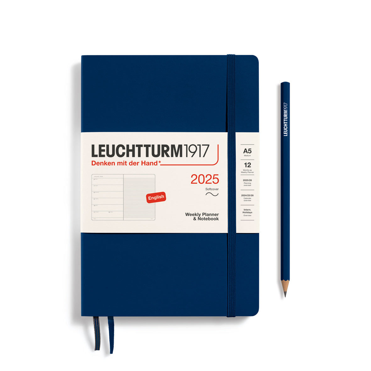 Weekly Planner & Notebook 2025 Softcover