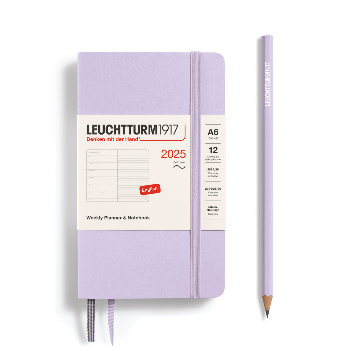 Weekly Planner & Notebook 2025 Softcover