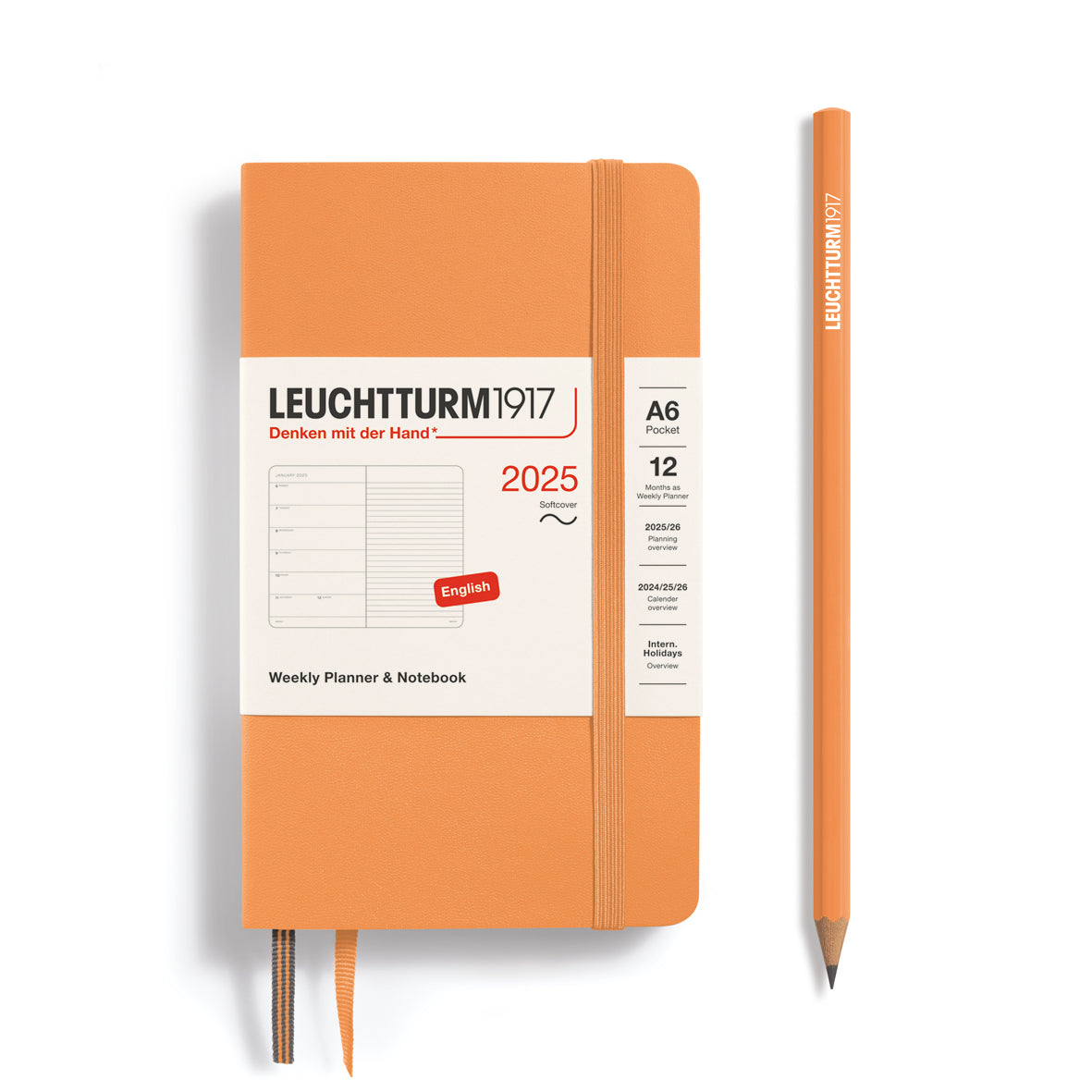 Weekly Planner & Notebook 2025 Softcover