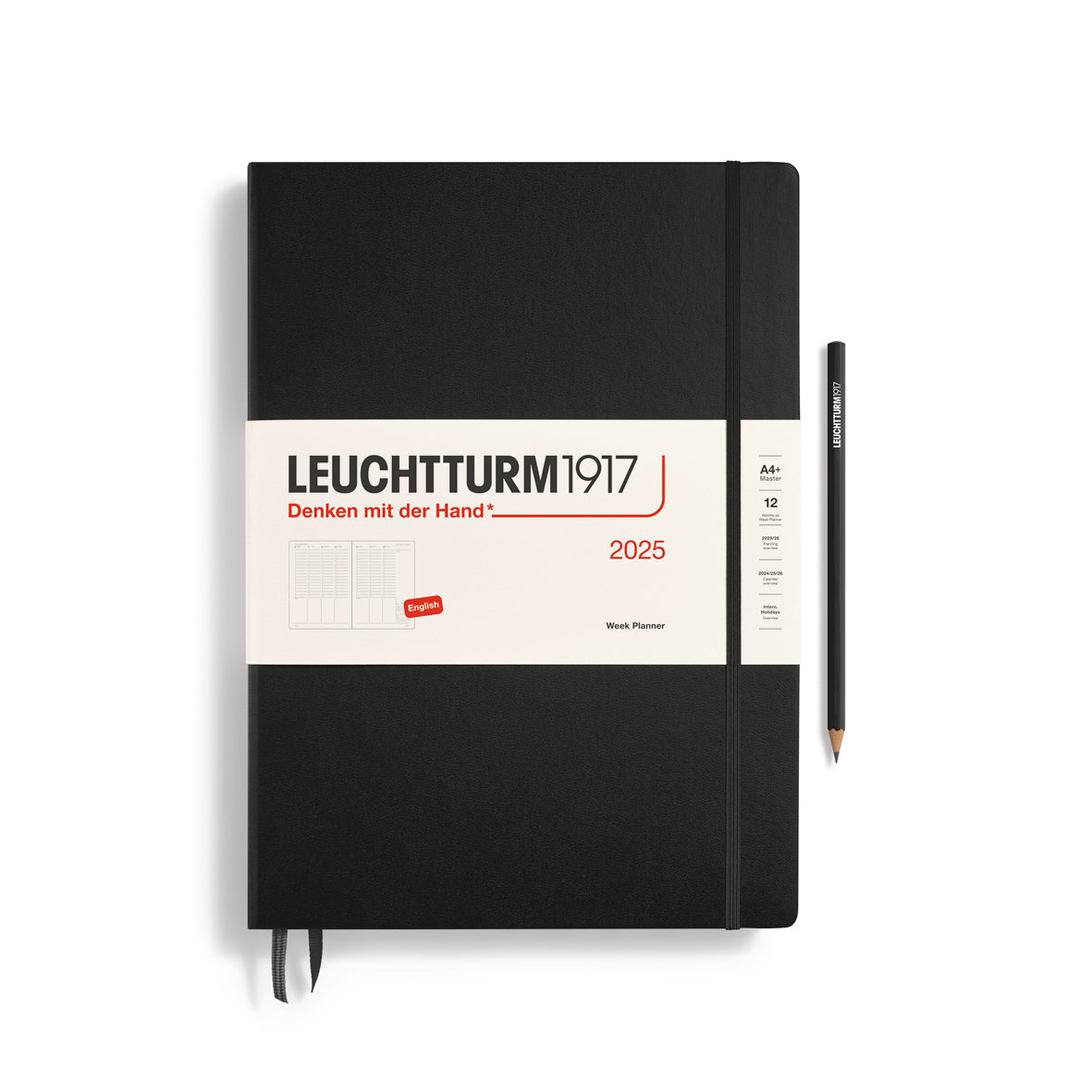 Vertical Week Planner 2025 Hardcover