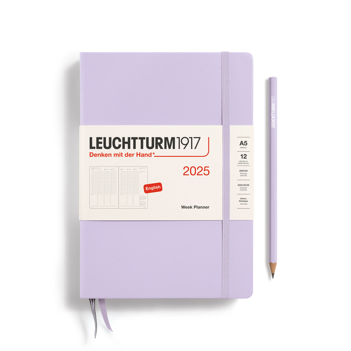 Vertical Week Planner 2025 Hardcover