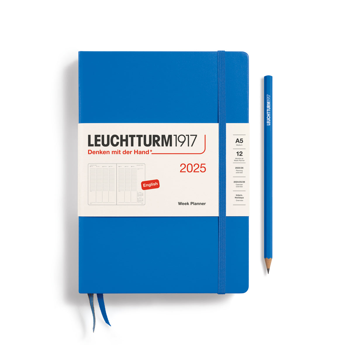Vertical Week Planner 2025 Hardcover