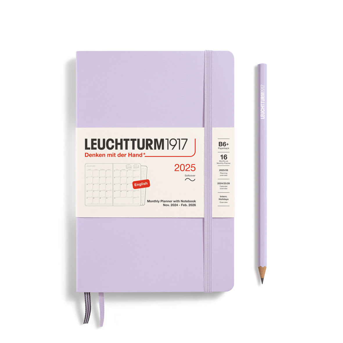 Monthly Planner and Notebook 2025 Softcover