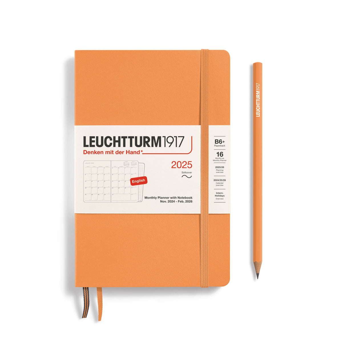 Monthly Planner and Notebook 2025 Softcover