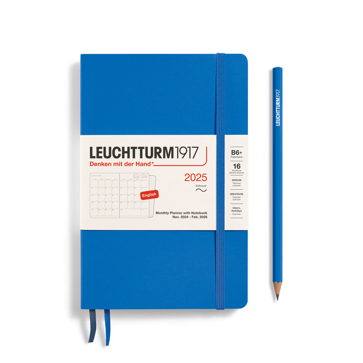Monthly Planner and Notebook 2025 Softcover