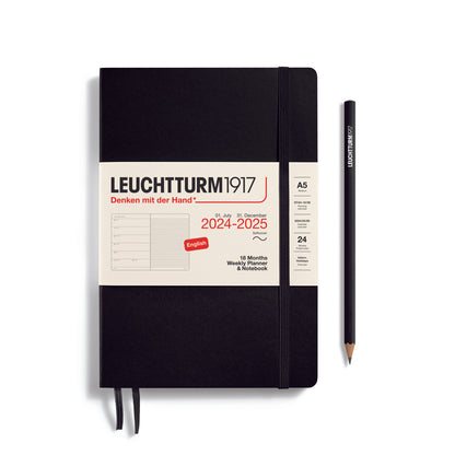 18-Month Weekly Planner & Notebook 2024-2025 Softcover