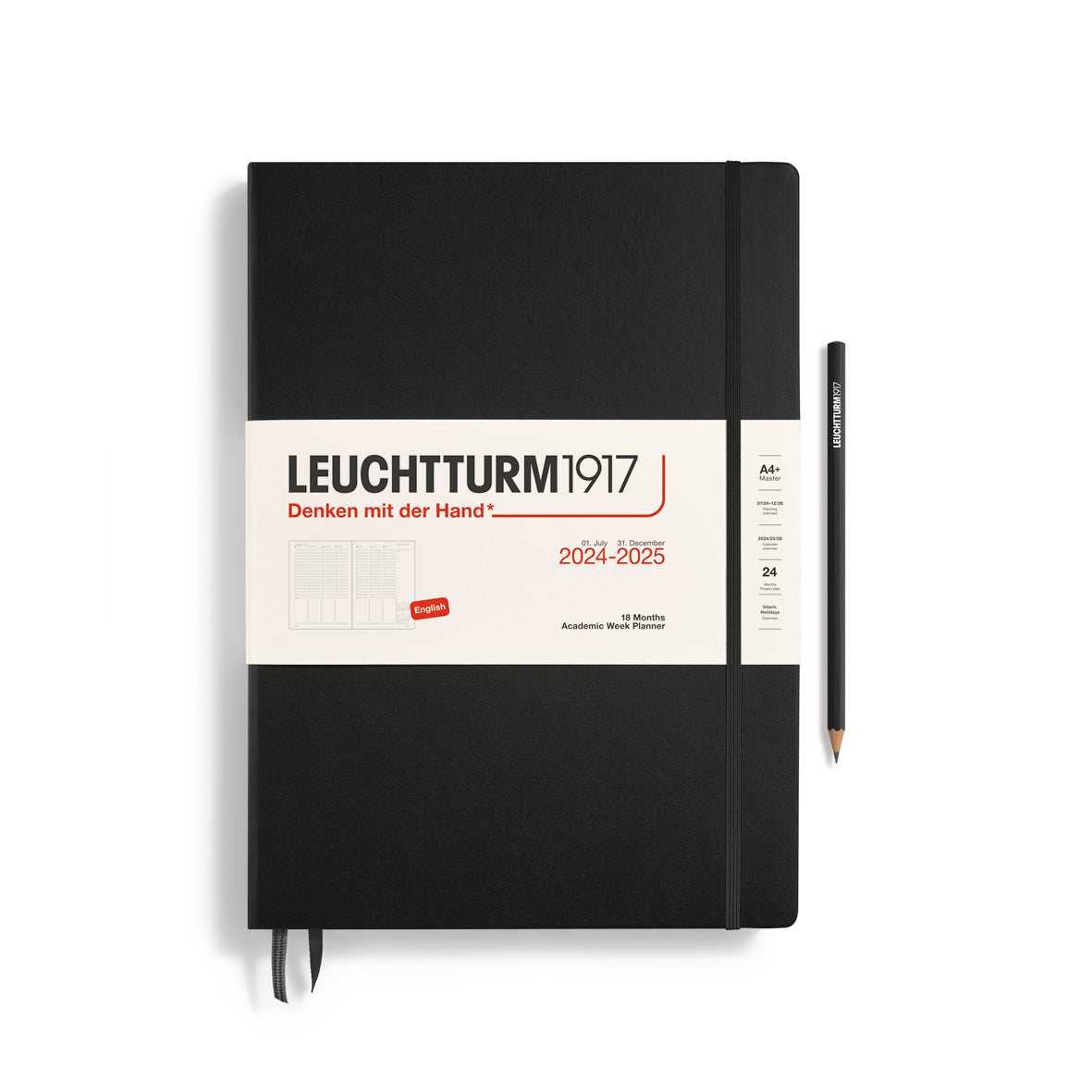 18-Month Vertical Week Planner 2024-2025 Hardcover