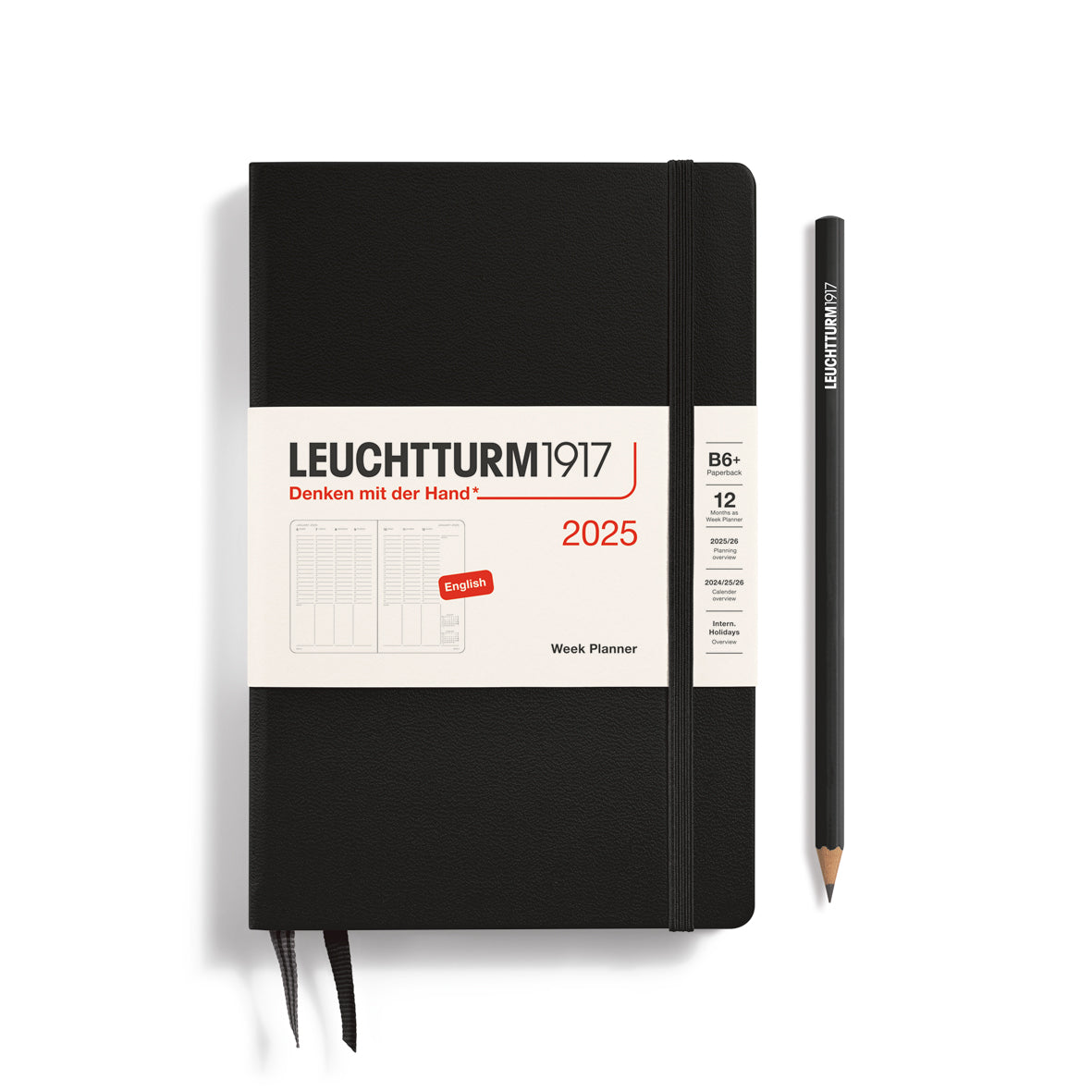 Vertical Week Planner 2025 Hardcover