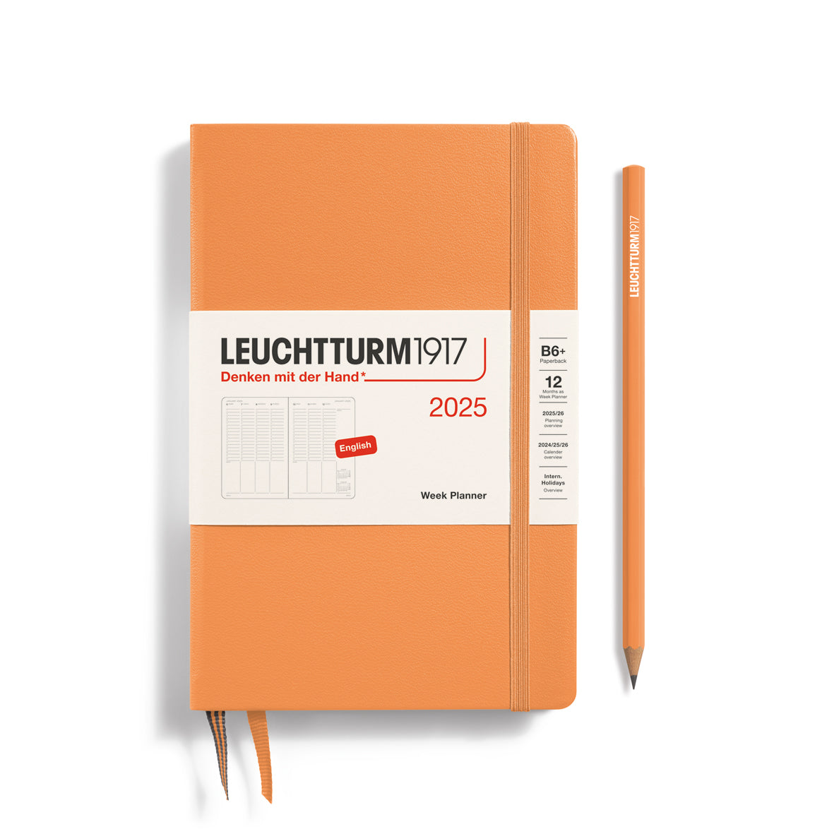 Vertical Week Planner 2025 Hardcover