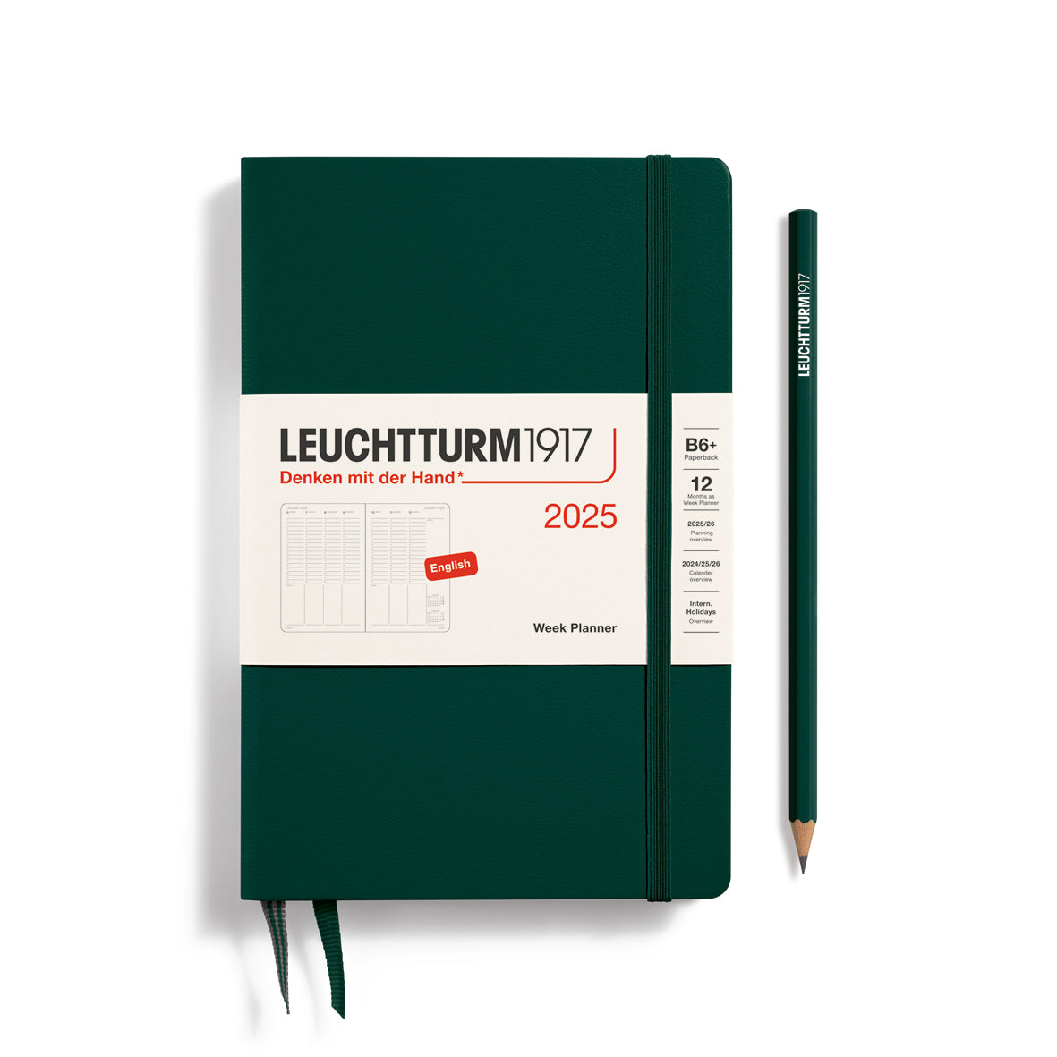 Vertical Week Planner 2025 Hardcover