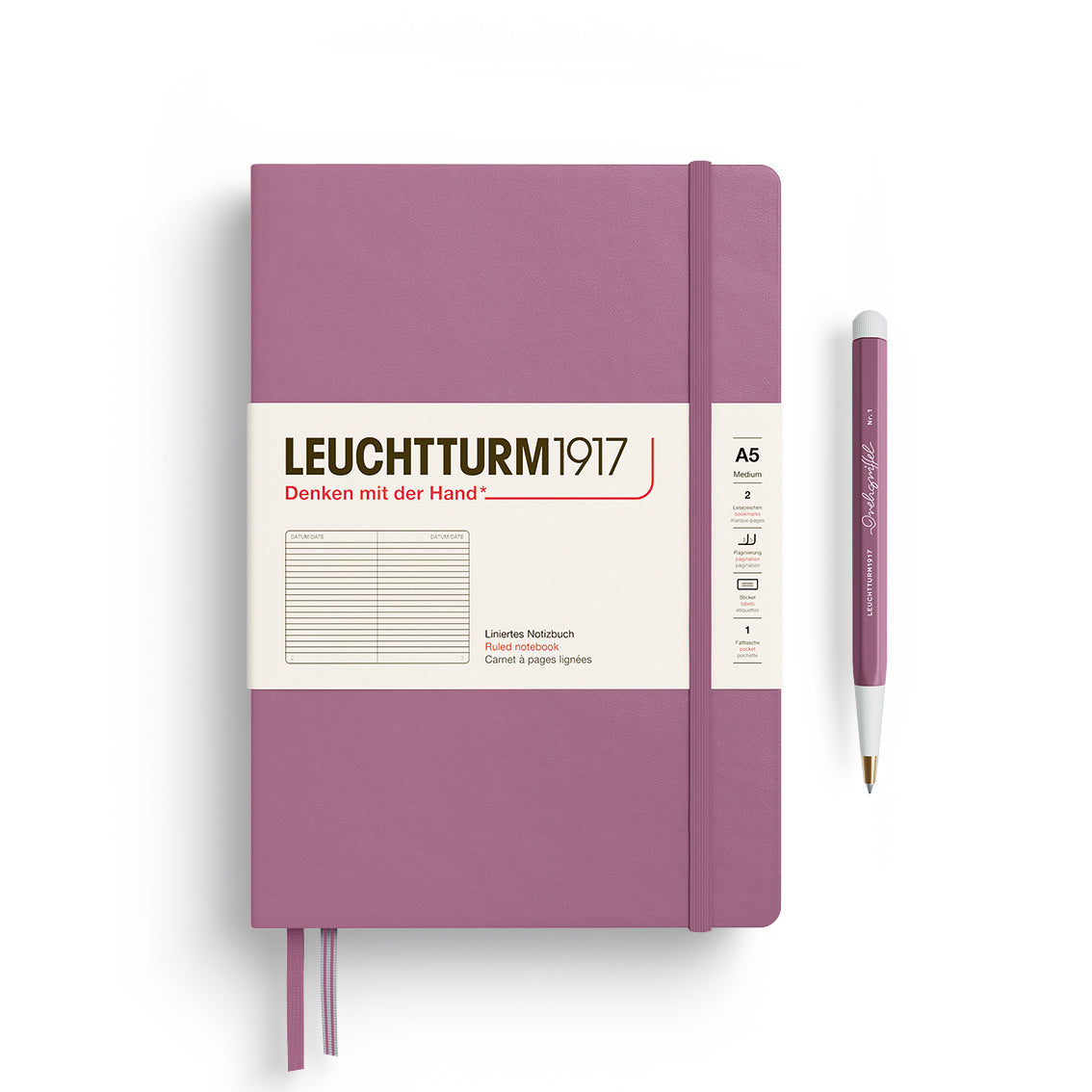 Medium A5 Hardcover Notebook