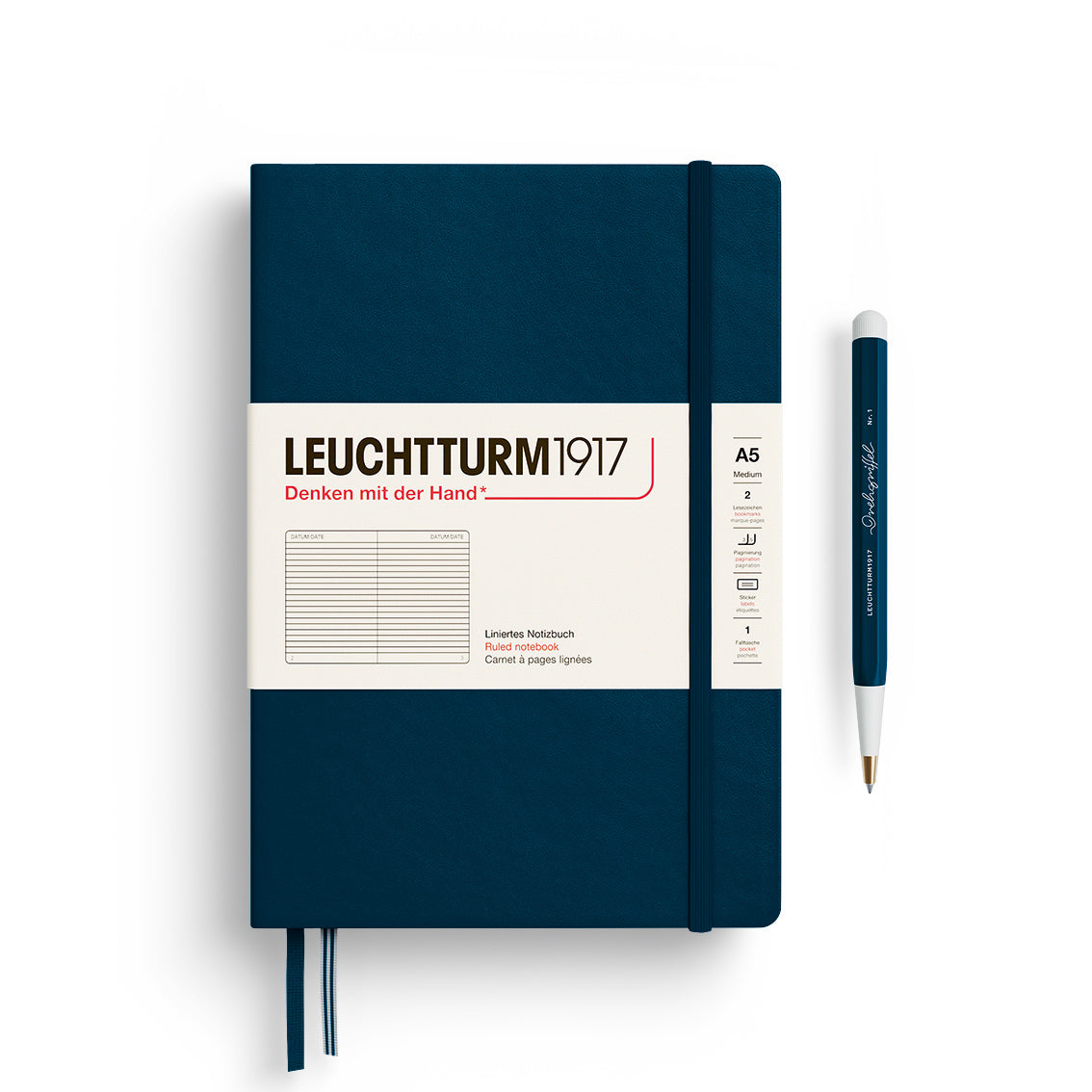 Medium A5 Hardcover Notebook