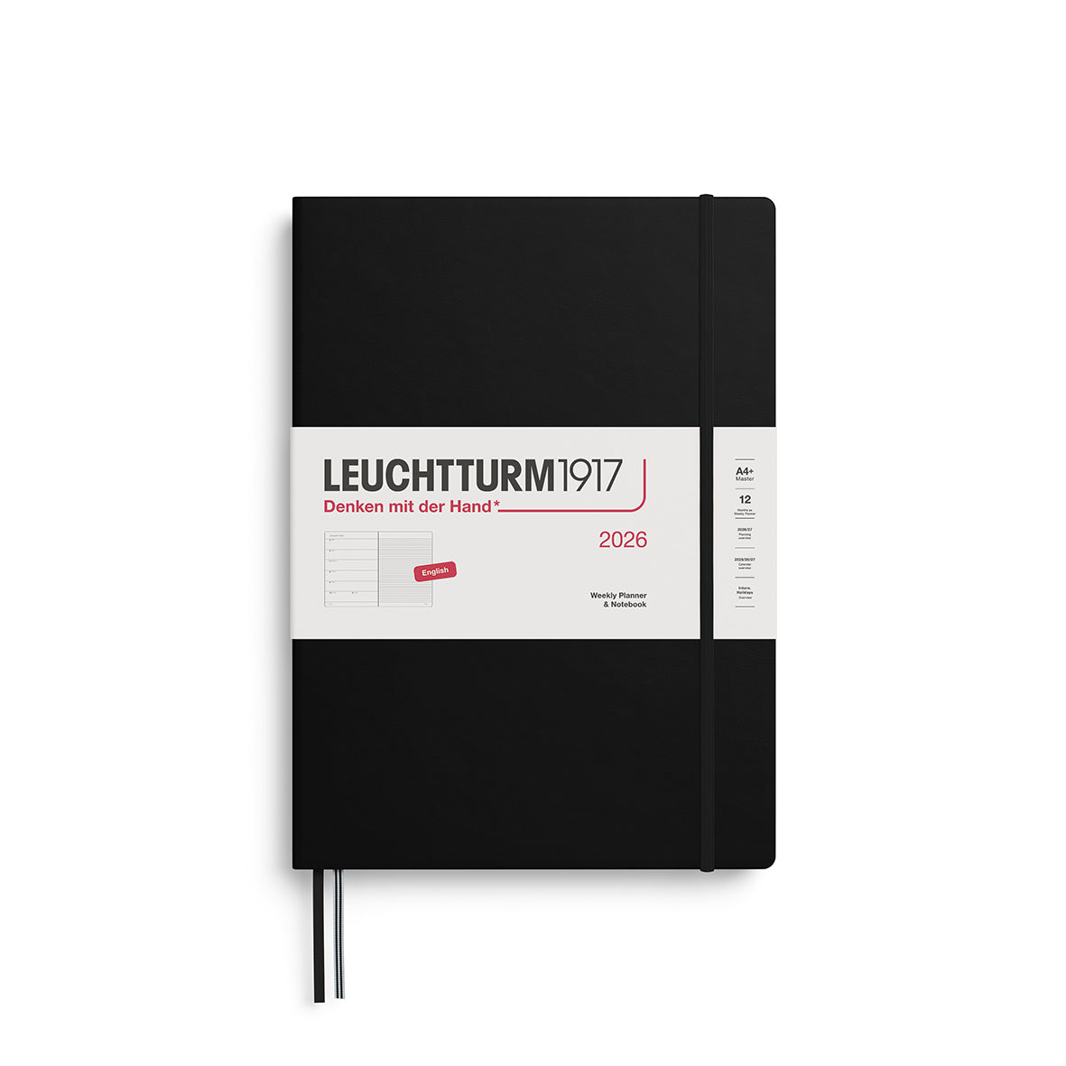 Weekly Planner & Notebook 2026 Hardcover