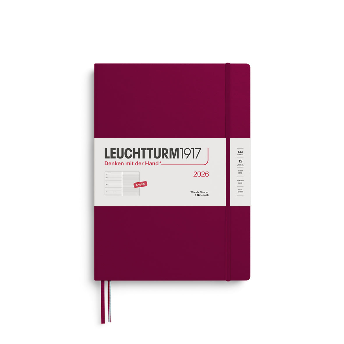 Weekly Planner & Notebook 2026 Hardcover