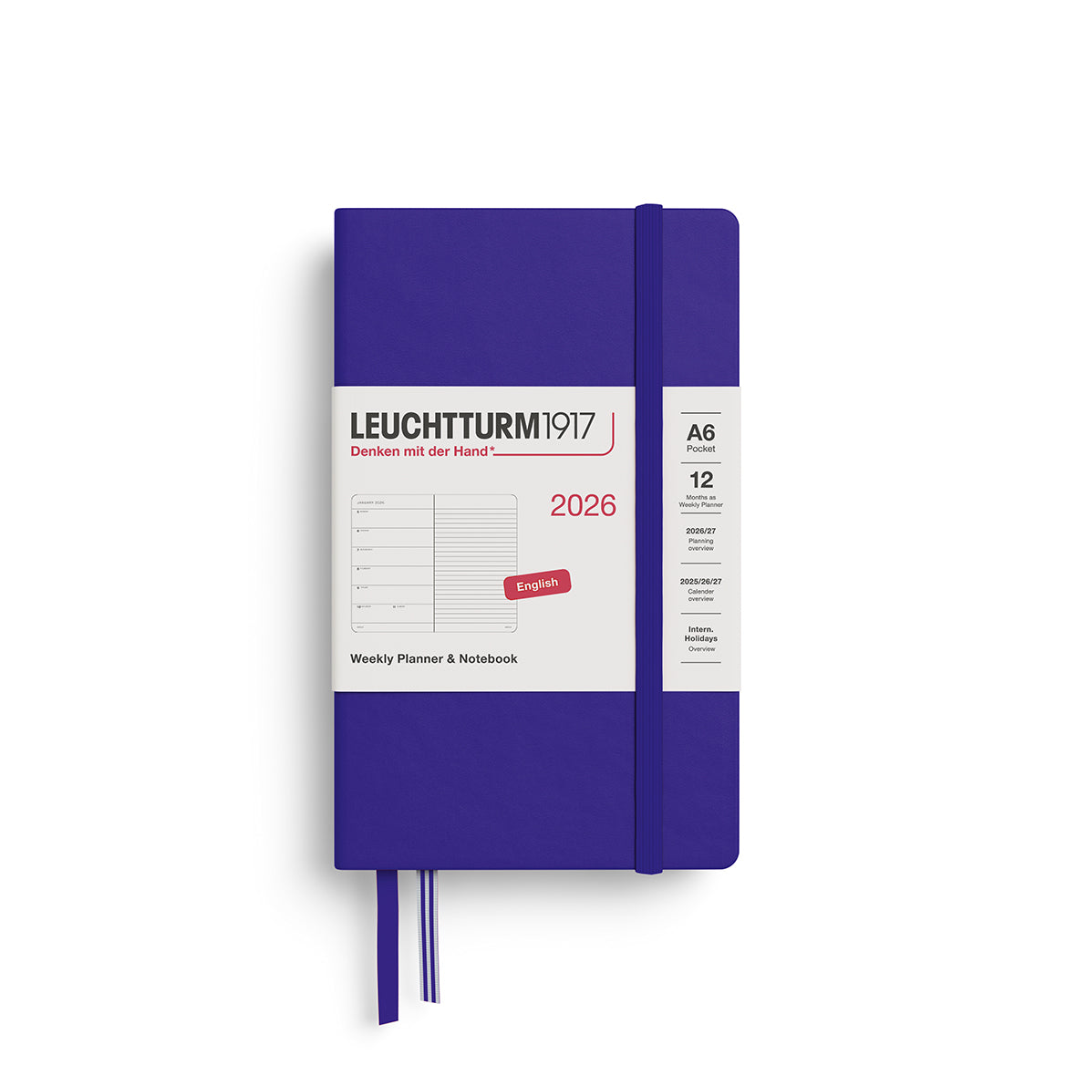 Weekly Planner & Notebook 2026 Hardcover