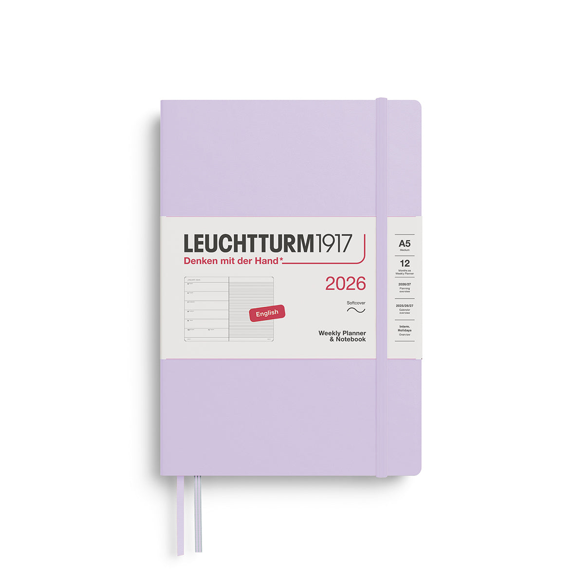 Weekly Planner & Notebook 2026 Softcover