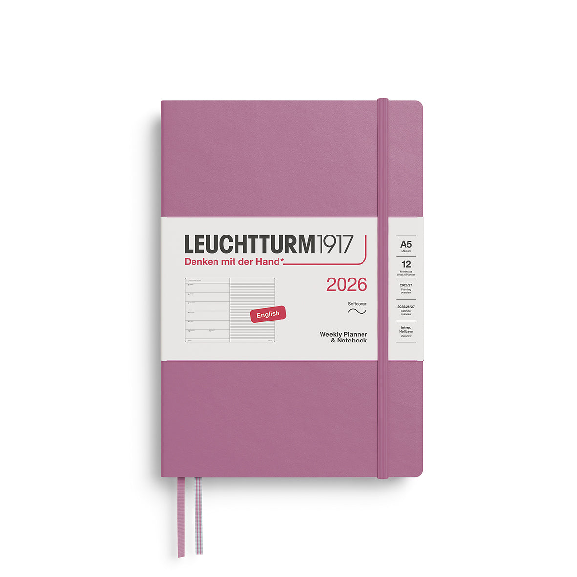 Weekly Planner & Notebook 2026 Softcover