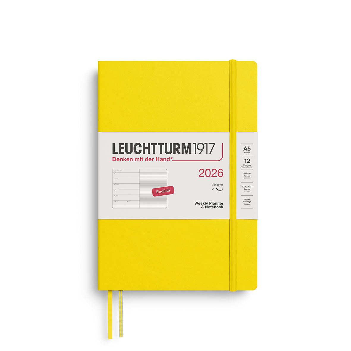 Weekly Planner & Notebook 2026 Softcover