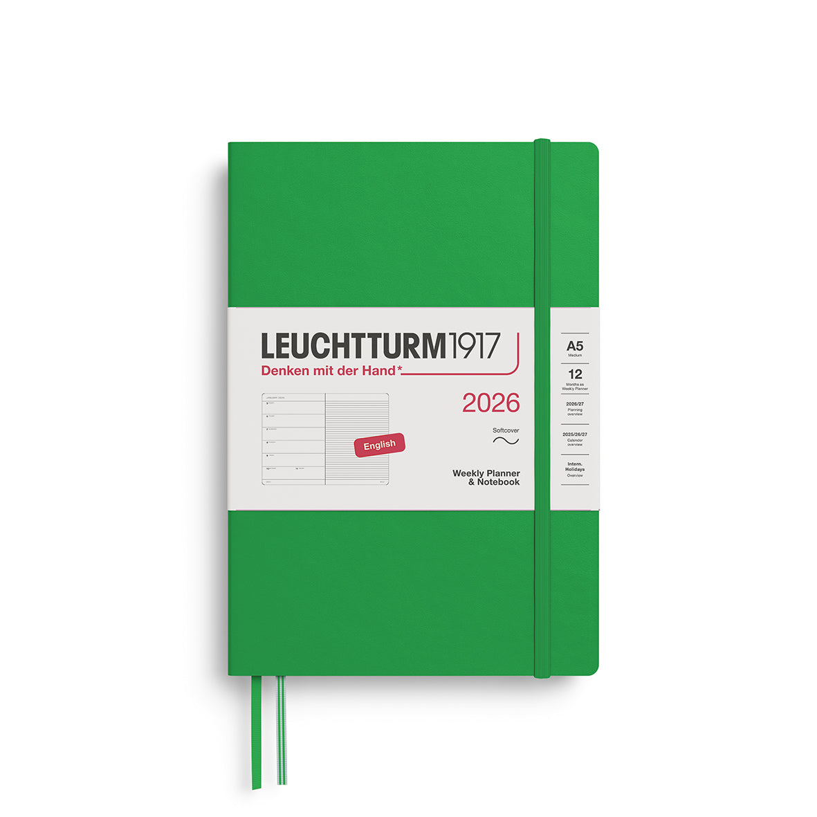 Weekly Planner & Notebook 2026 Softcover