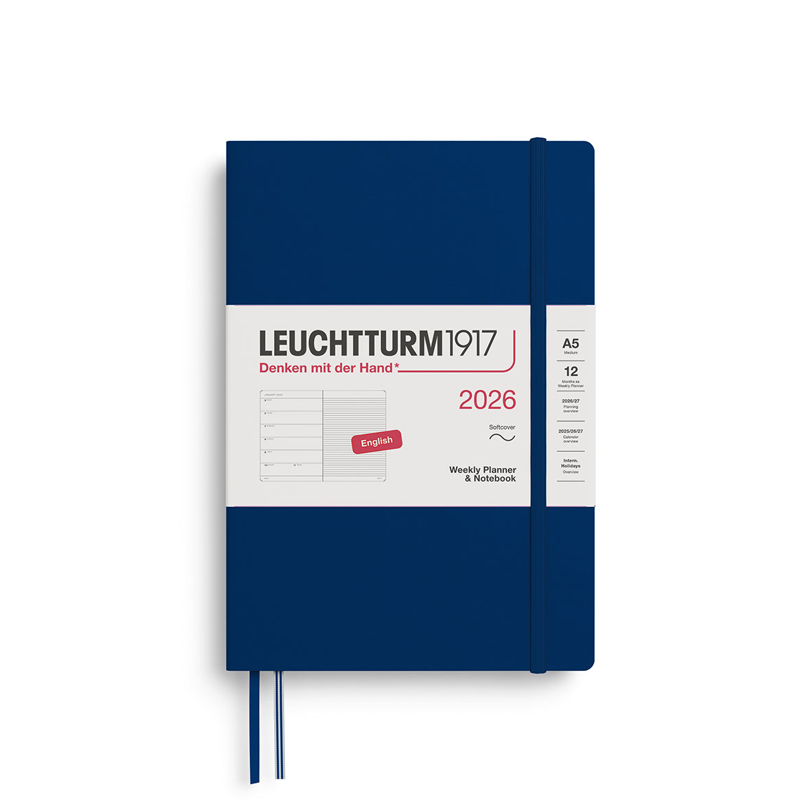 Weekly Planner & Notebook 2026 Softcover
