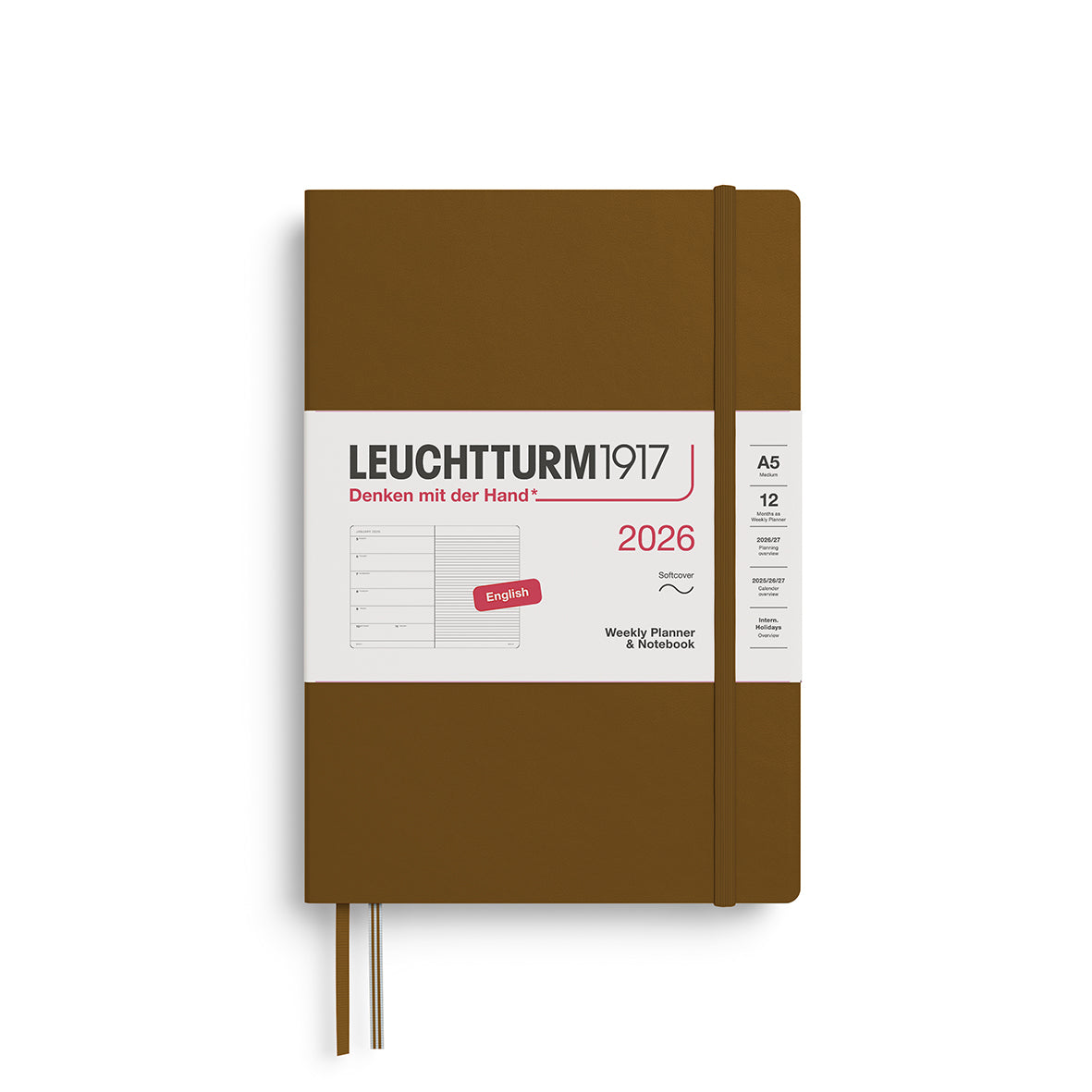 Weekly Planner & Notebook 2026 Softcover