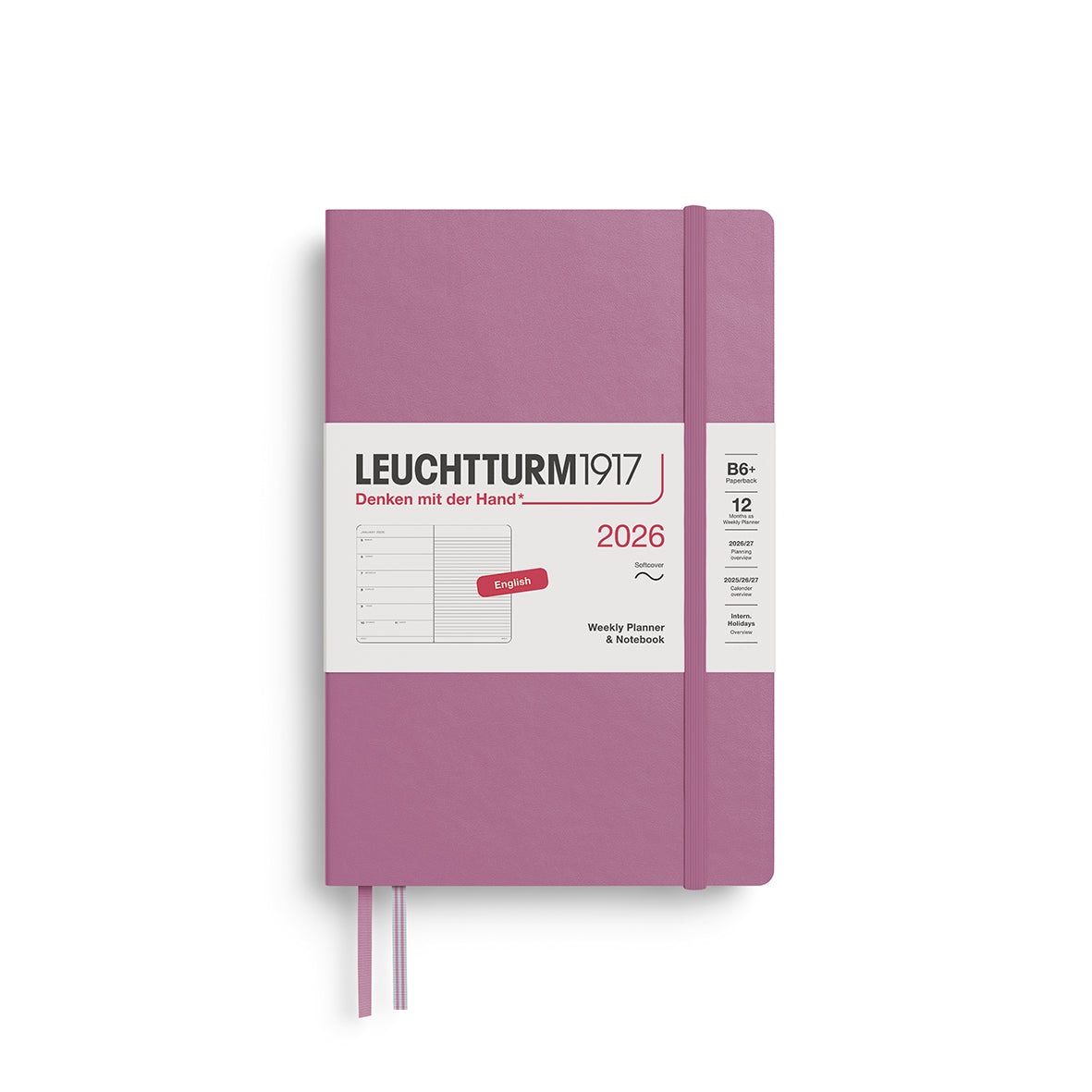 Weekly Planner & Notebook 2026 Softcover