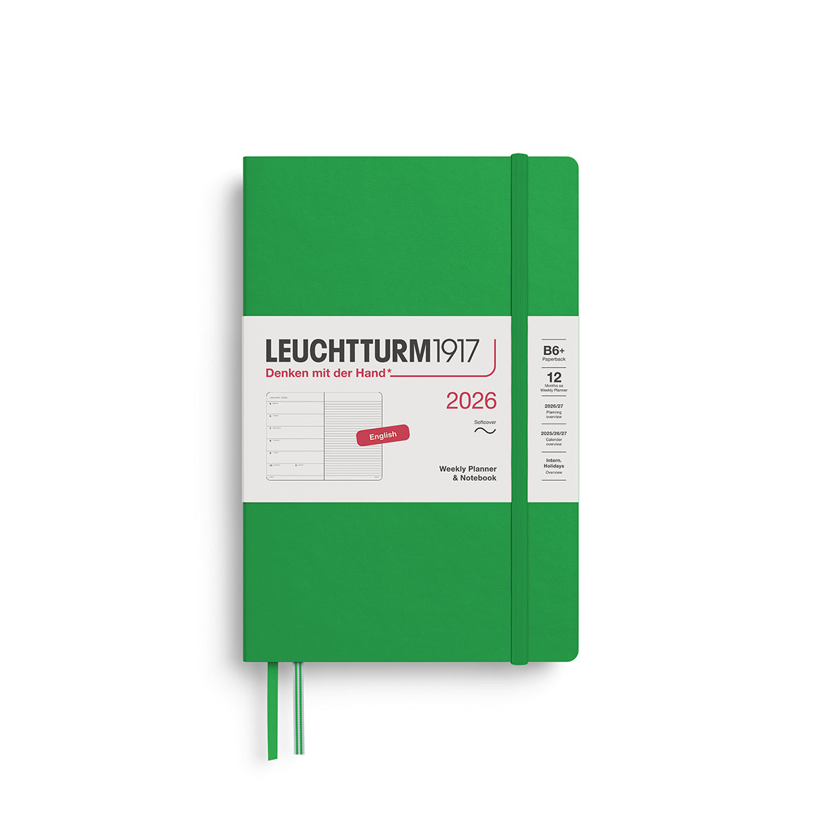 Weekly Planner & Notebook 2026 Softcover