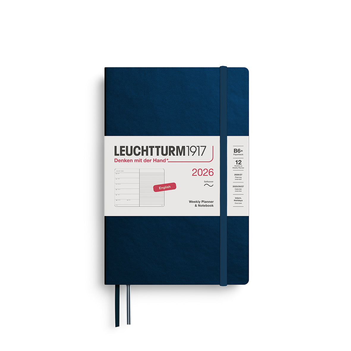 Weekly Planner & Notebook 2026 Softcover