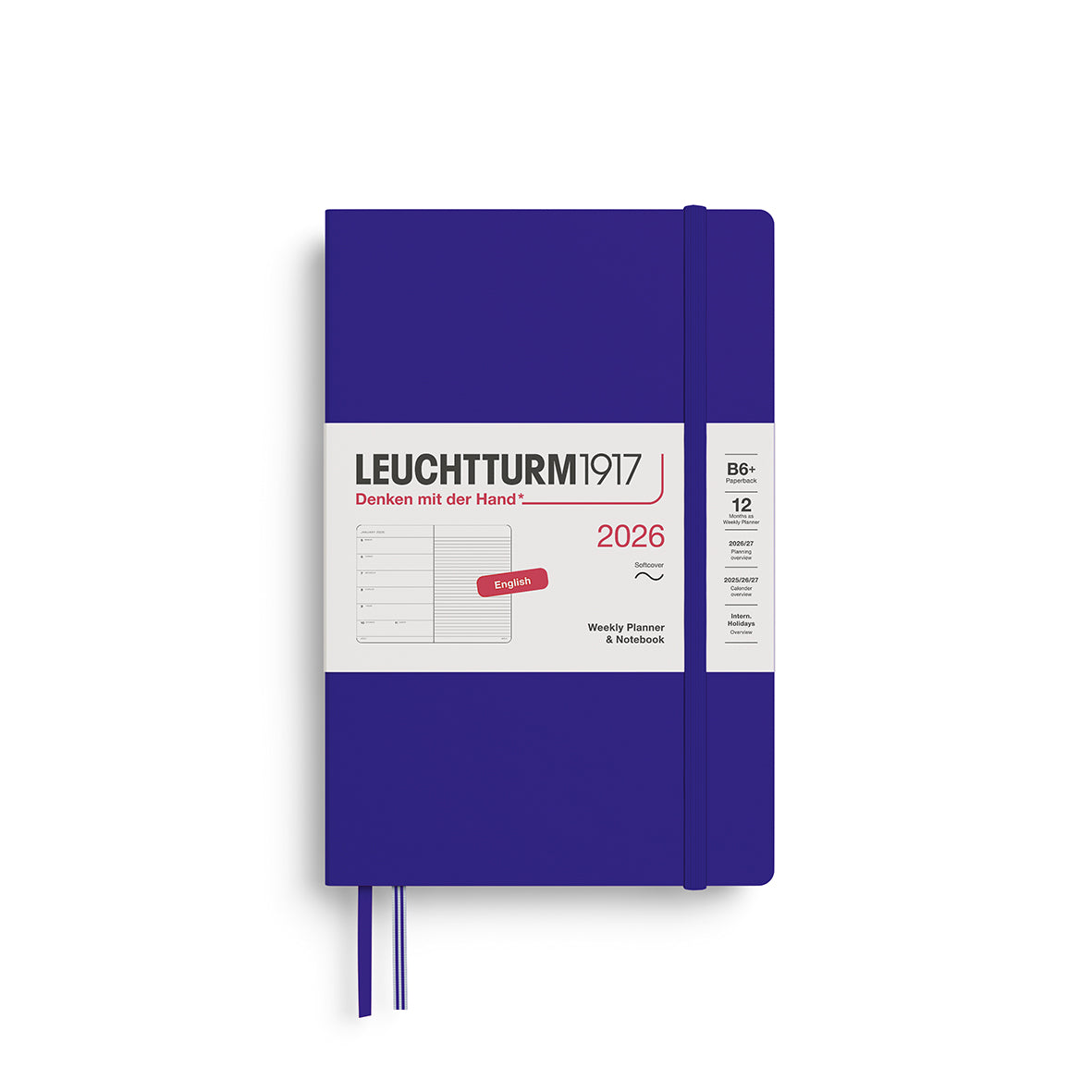 Weekly Planner & Notebook 2026 Softcover