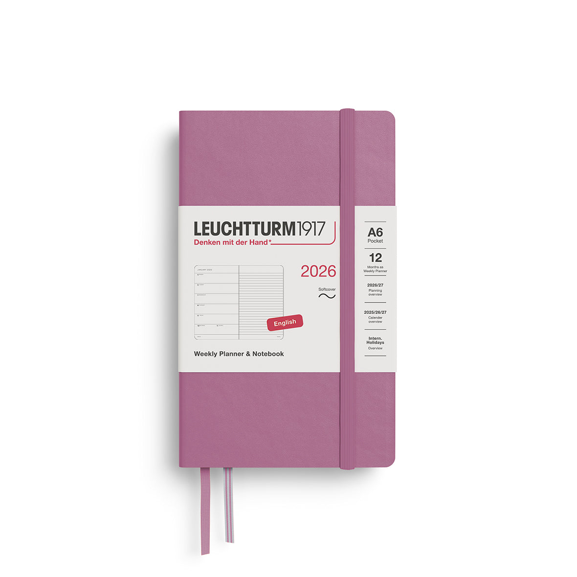 Weekly Planner & Notebook 2026 Softcover