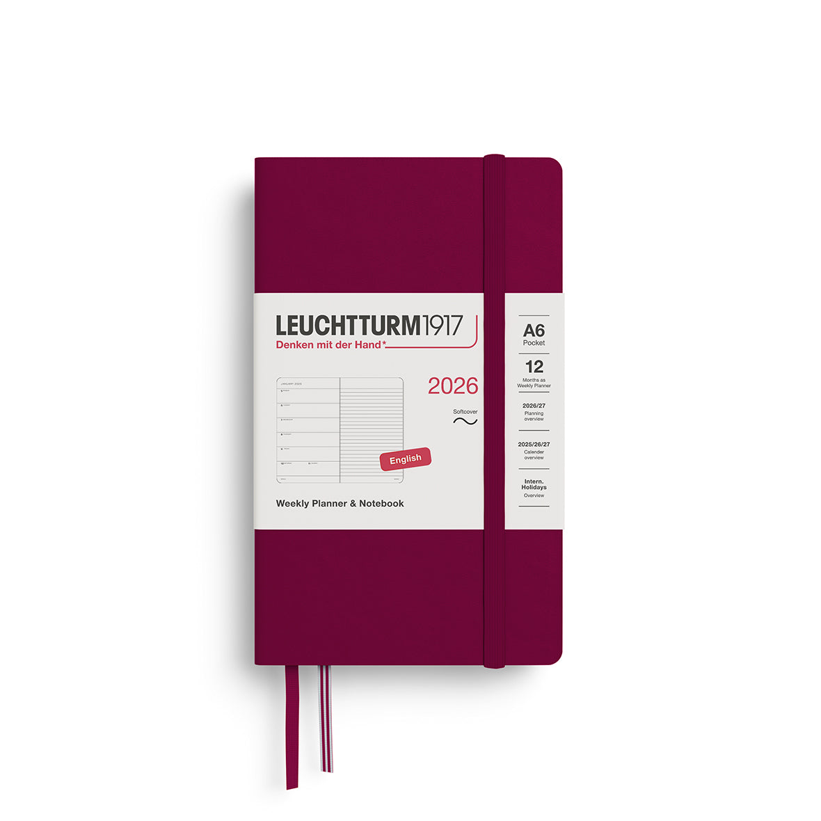 Weekly Planner & Notebook 2026 Softcover