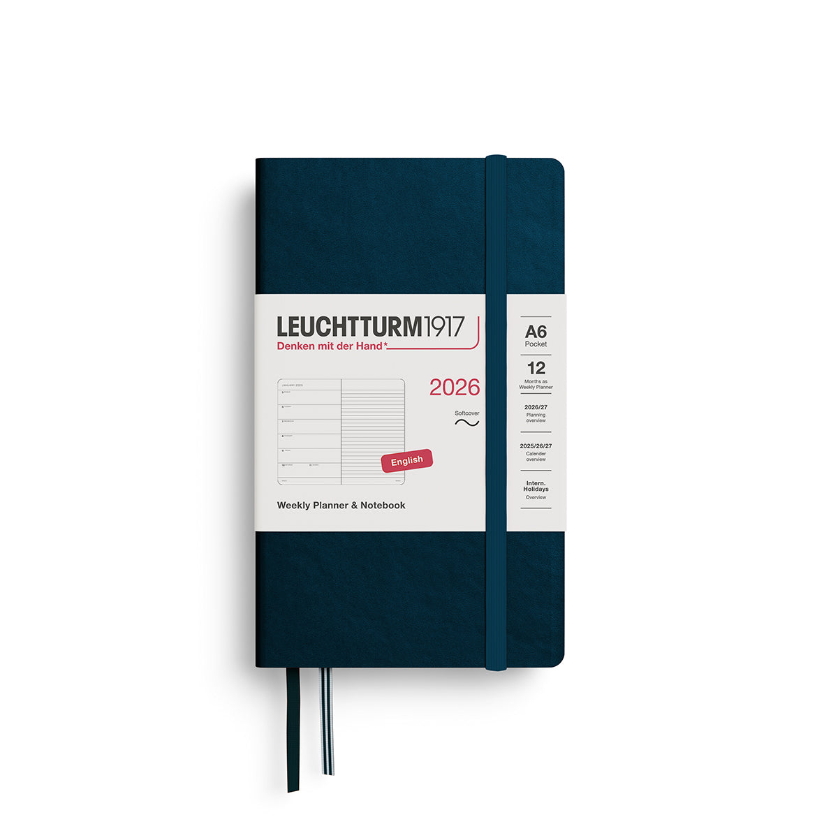 Weekly Planner & Notebook 2026 Softcover