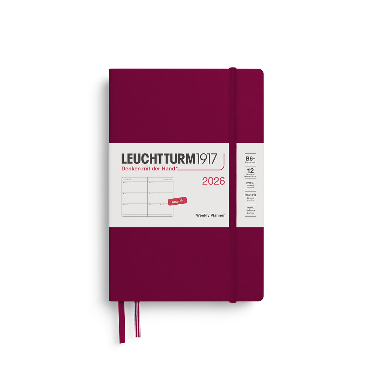 Weekly Planner 2026 Hardcover
