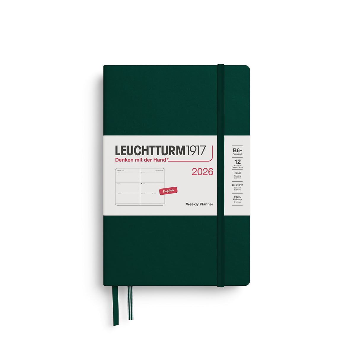 Weekly Planner 2026 Hardcover