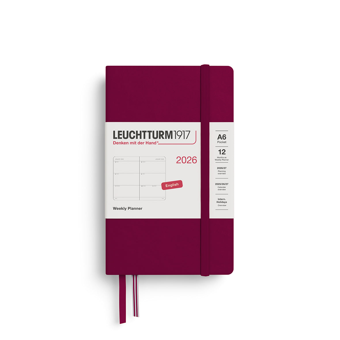 Weekly Planner 2026 Hardcover