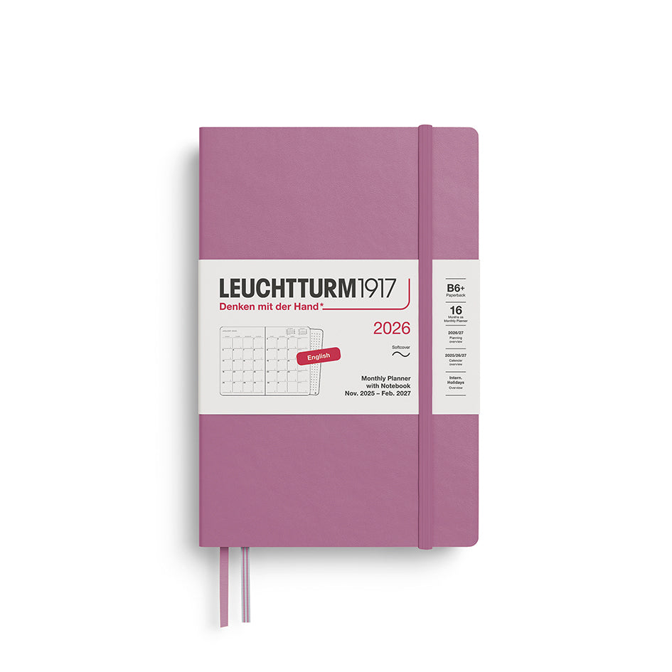 Monthly Planner and Notebook 2026 Softcover