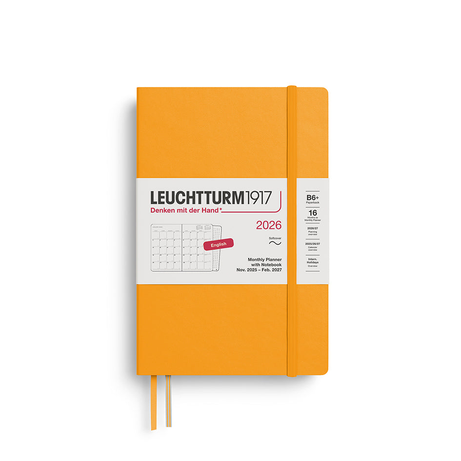 Monthly Planner and Notebook 2026 Softcover