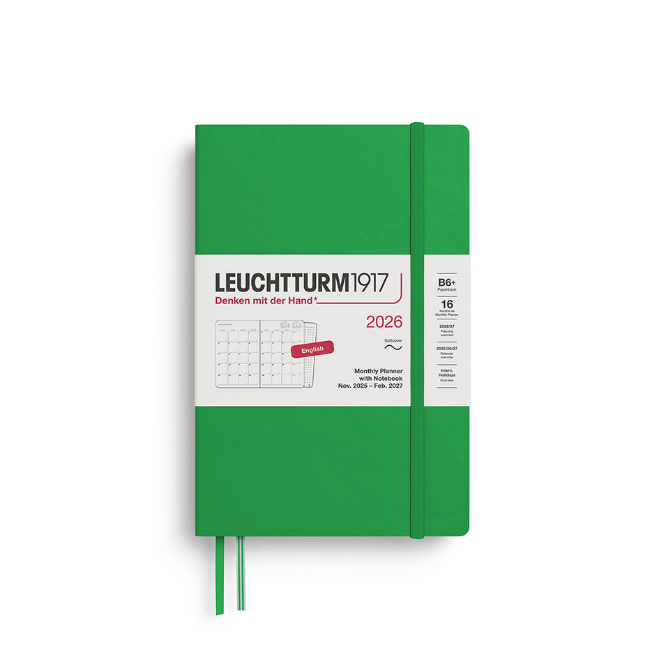 Monthly Planner and Notebook 2026 Softcover