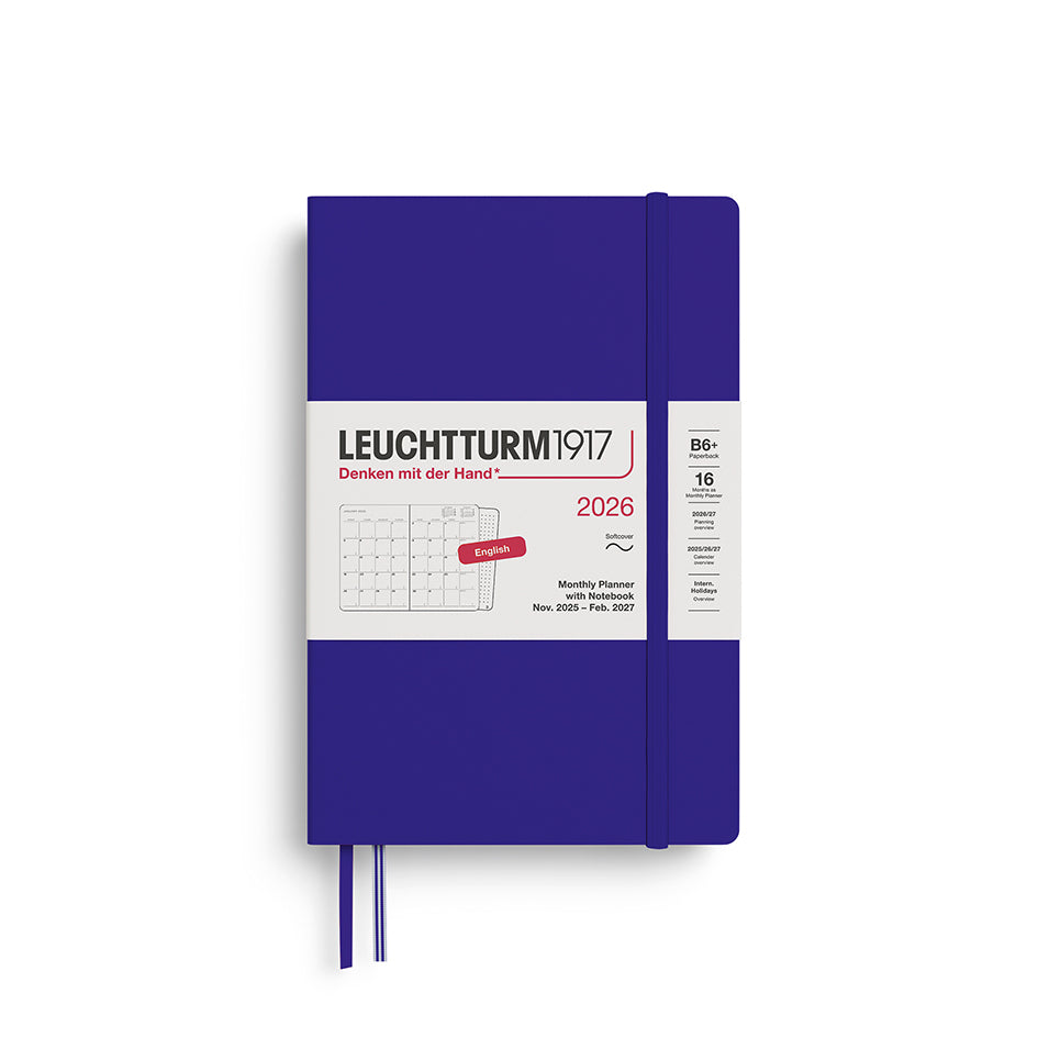Monthly Planner and Notebook 2026 Softcover