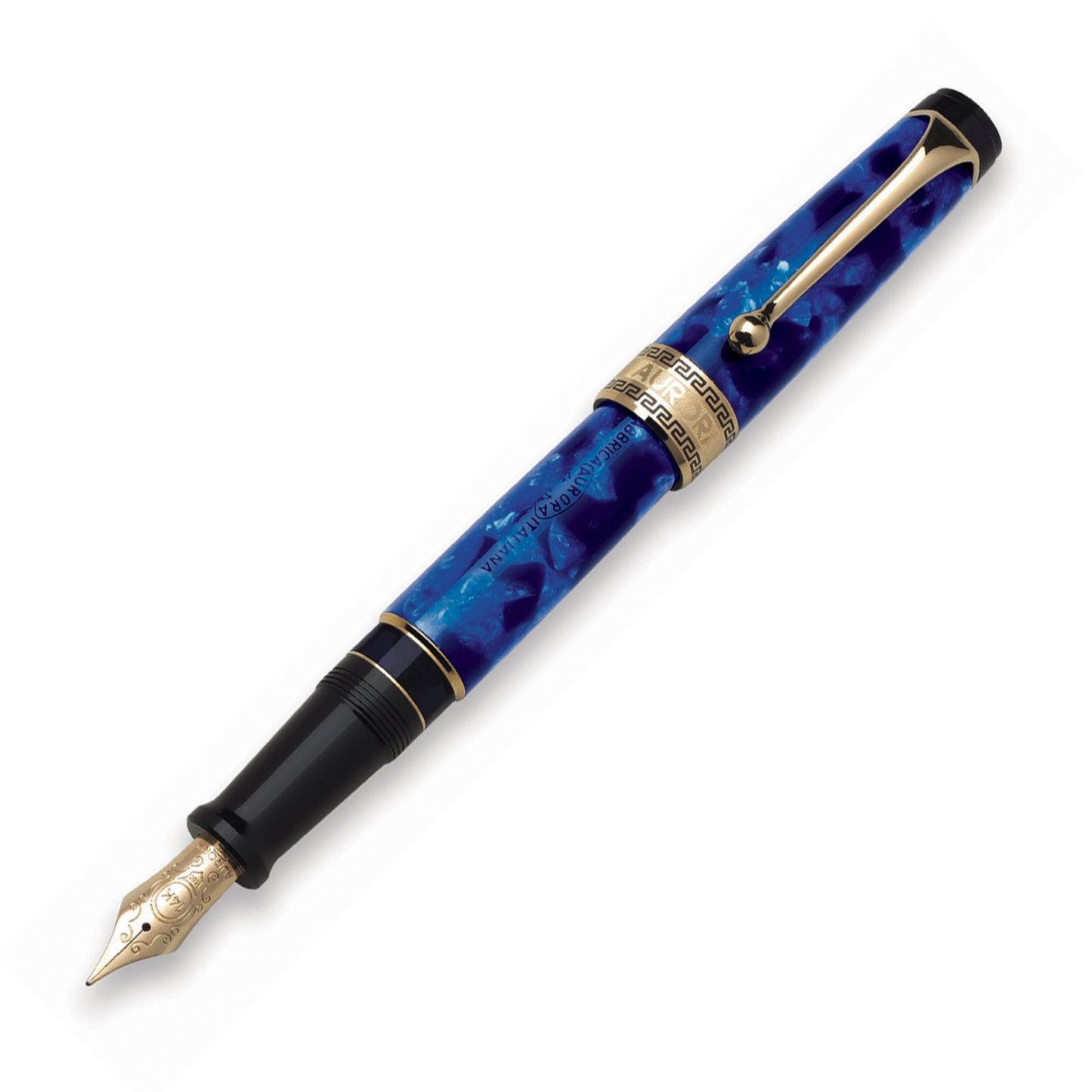 Optima Auroloide Yellow Gold Piston-Filler Fountain Pen