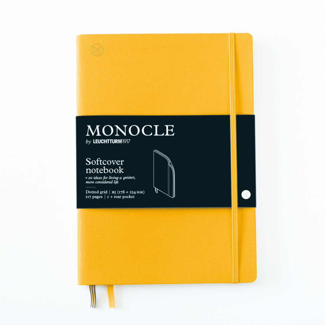 B5 Dotted Linen Softcover Notebook