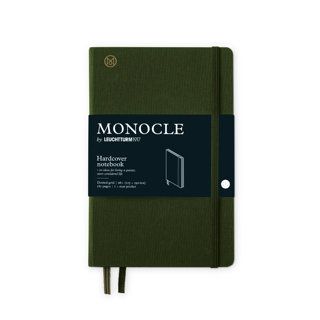 B6+ Dotted Linen Hardcover Notebook