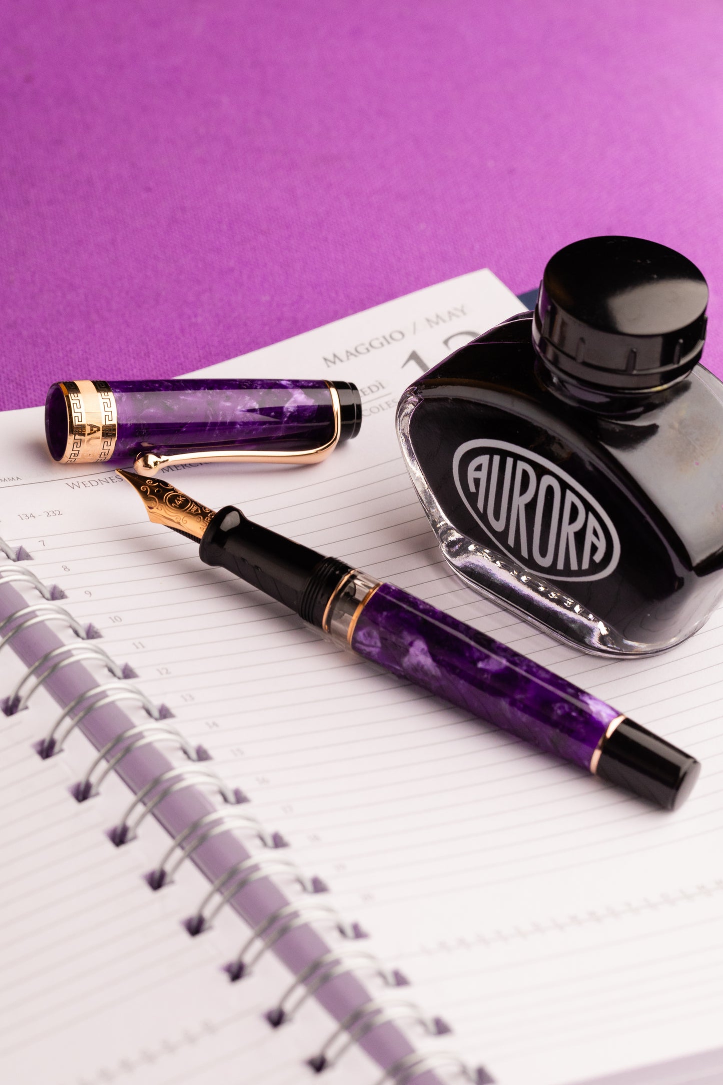 Optima Auroloide Rose Gold Ballpoint Pen