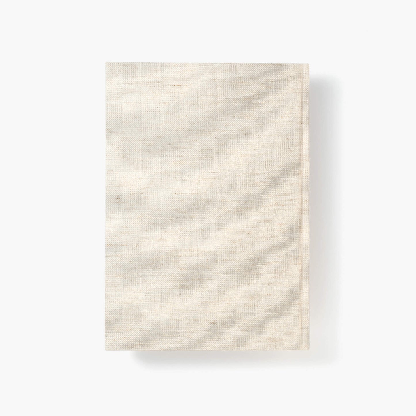 A5 Square Grid Linen Hardcover Notebook - Beige