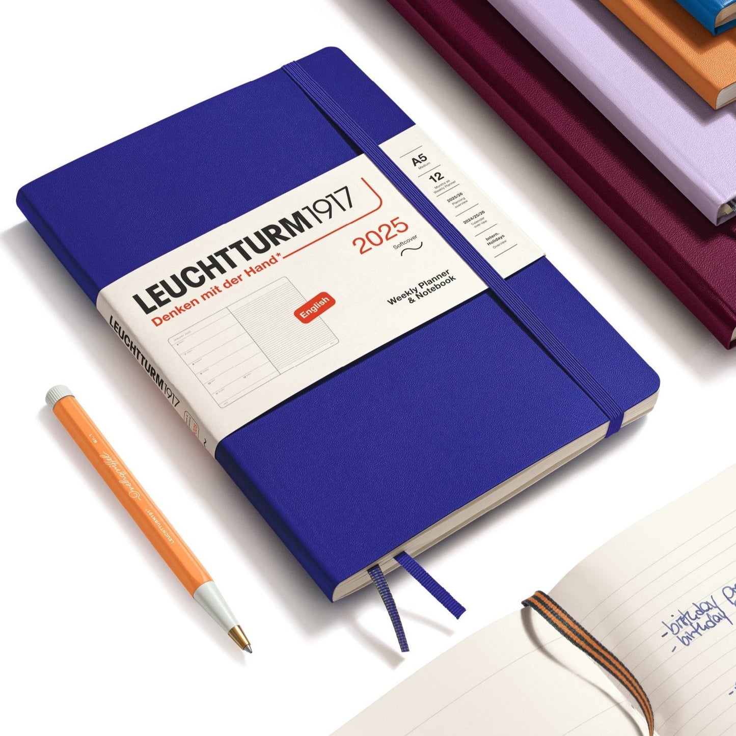 Weekly Planner & Notebook 2025 Softcover
