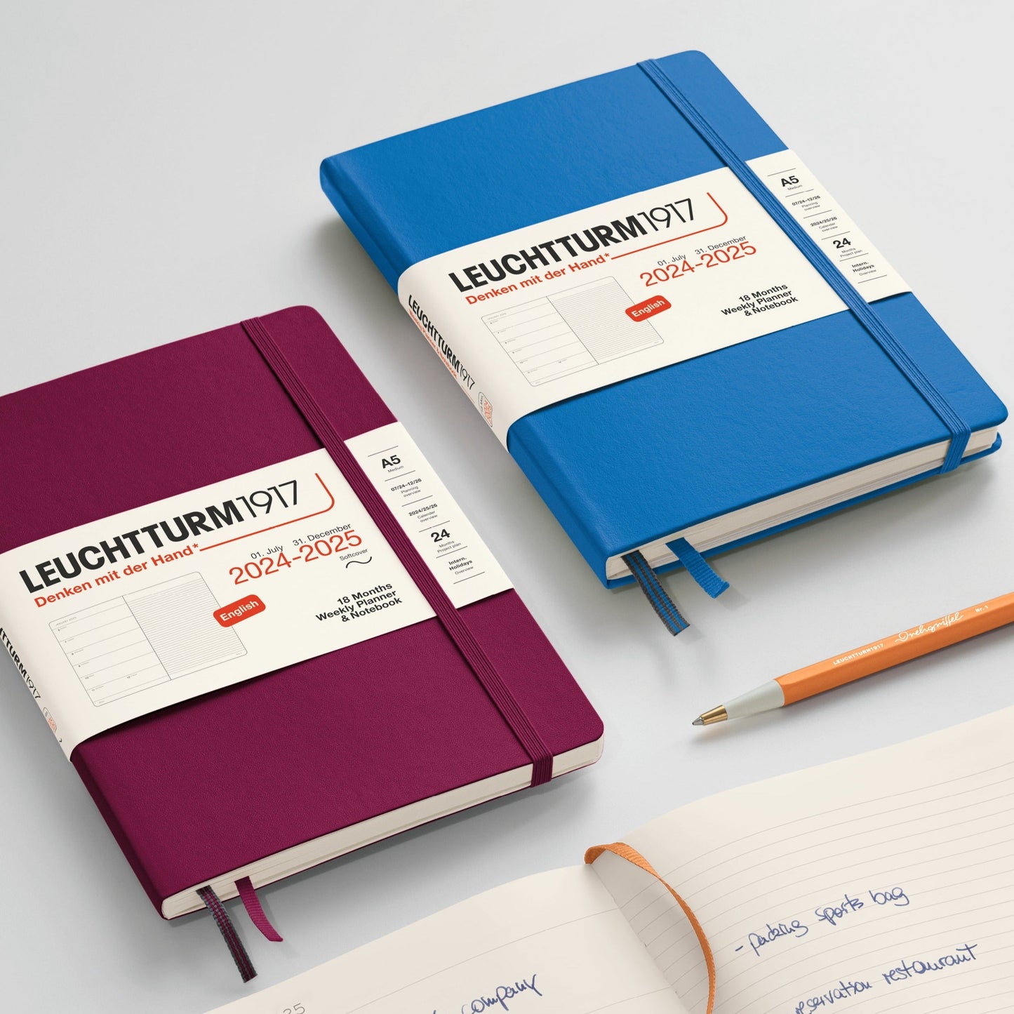 18-Month Weekly Planner & Notebook 2024-2025 Softcover