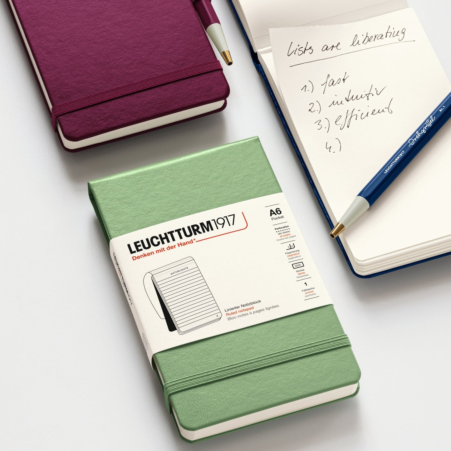 Pocket A6 Ruled Hardcover Notepad