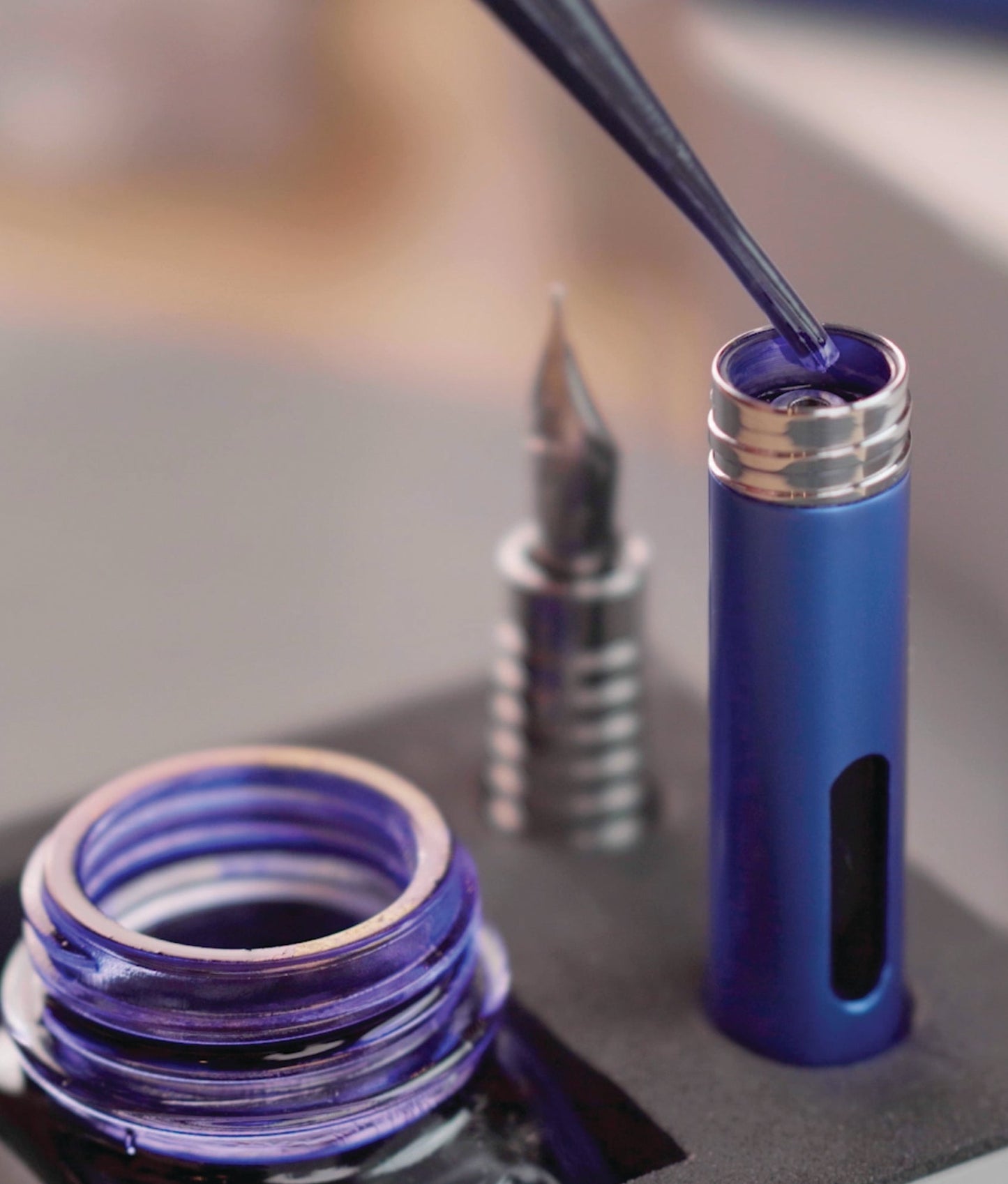 Nexus Fountain Pen - Chrome Trim