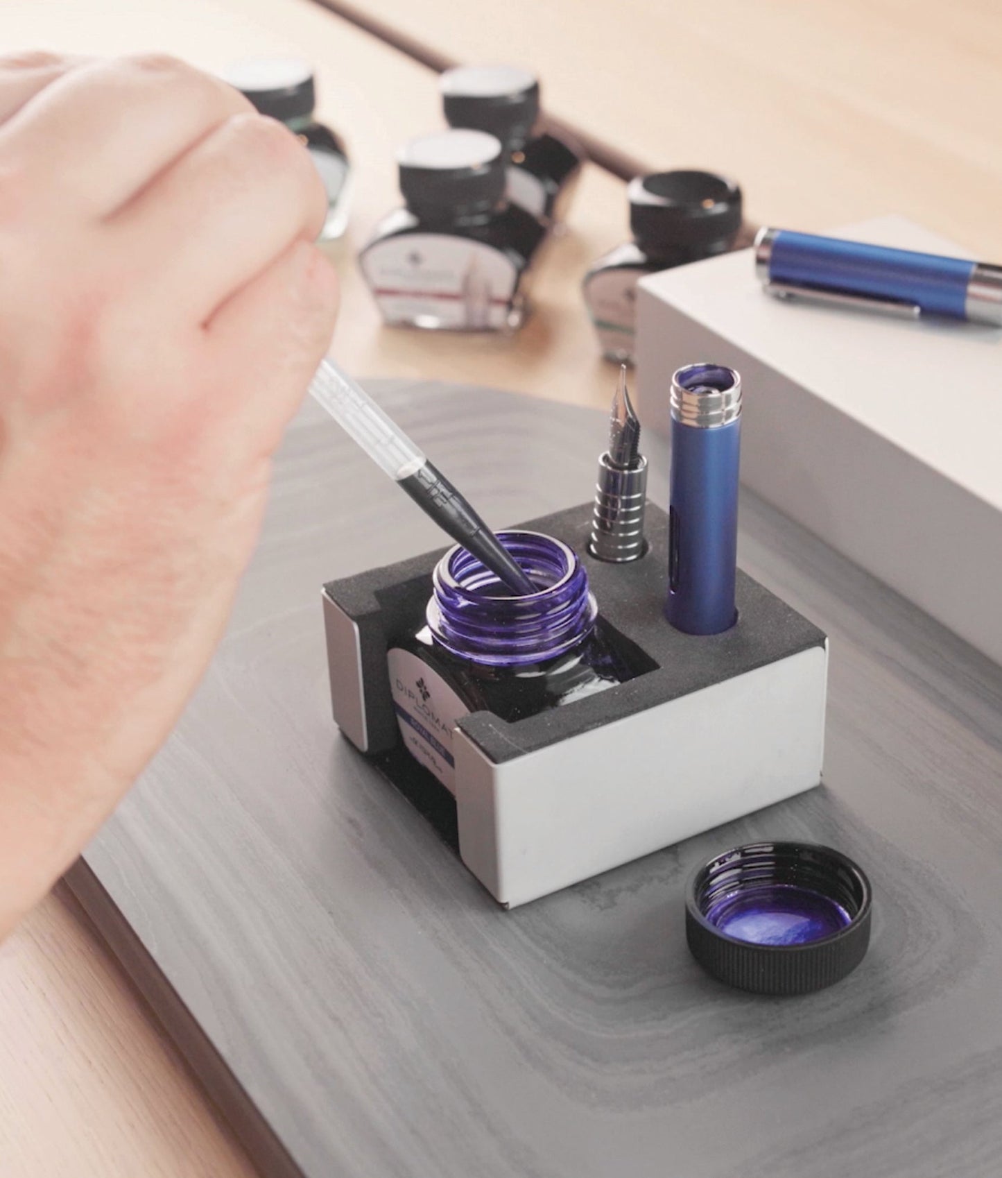 Nexus Fountain Pen - Chrome Trim