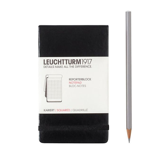 Pocket A6 Square Grid Hardcover Notepad